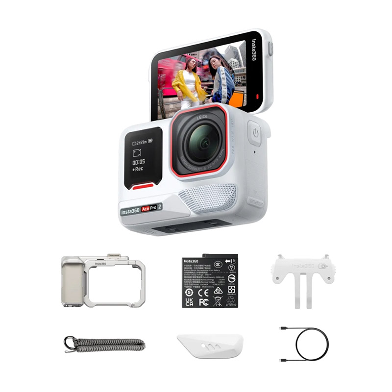 Insta360 Ace Pro 2 Xplorer Bundle bianco