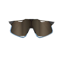 100% Hypercraft Sunglasses Matte Black Hiper Gold