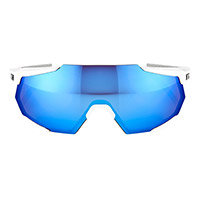 100% Racetrap Matte weiß Hiper Blue Multilayer - 3