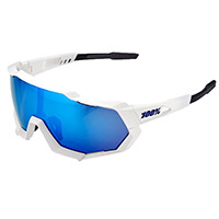 100% Speedtrap Hiper Sunglasses White Matt