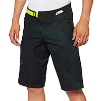 Pantalon 100% Airmatic Short Camo LE noir