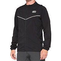 Chaleco 100% Corridor Windbreaker negro