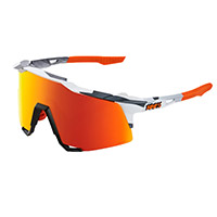 100% Speedcraft Sunglasses White Matt