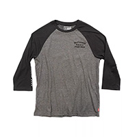 Camiseta Fasthouse Rush Raglan 24.1 Tech gris