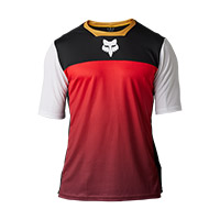 Fox Defend Ss Aurora Jersey Black White