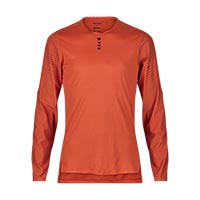 Camiseta Fox Flexair Pro LS naranja atómico