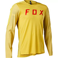 Maglia Fox Flexair Pro Ls Pear Giallo