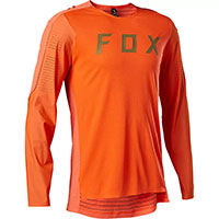 Maillot Fox Flexair Pro Ls Orange Fluo