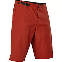 Fox Ranger Short W/ Liner red cly