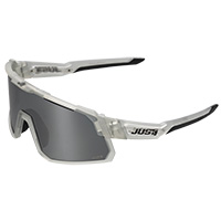 Just-1 Sniper Sunglasses Clear Grey Black Mirrored