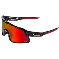 Lunettes De Soleil Just-1 Sniper Noir Rouge Miroir