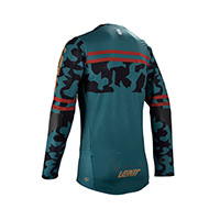 Leatt Mtb Gravity 4.0 Junior Kid Jersey Teal Lady