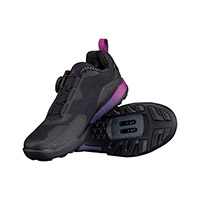 Zapatillas Dama Leatt Mtb ProClip 6.0 negro violeta