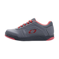 Chaussures de vélo O Neal Pinned Flat V.22 gris rouge - 3