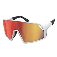 Gafas de sol Scott Pro Shield blanco opaco rojo
