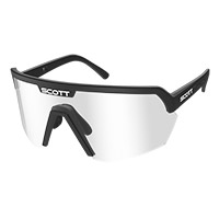 Gafas de sol Scott Sport Shield negro rojo cromado