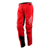 Troy Lee diseña pantalones Sprint Kid rojos