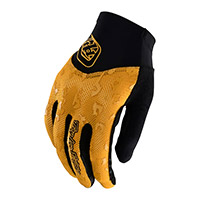 Troy Lee Designs Mtb Ace 2.0 Panther Gloves Yellow Lady