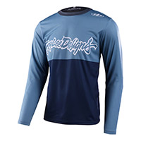 Troy Lee Designs Flowline Ls Scripter Jersey Grey