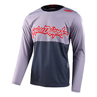 Maglia Troy Lee Designs Flowline Ls Scripter Grigio