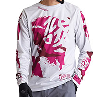 Maillot Troy Lee Designs Flowline Confined Blanc