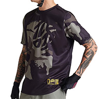 Camiseta Troy Lee Designs Flowline Confined JR negro
