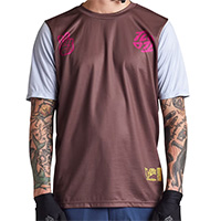 Camiseta Troy Lee Designs Flowline Flipped marrón