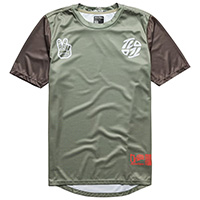 Maglia Troy Lee Designs Flowline Flipped Verde