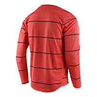 Troy Lee Designs Flowline Ls Stacked Mtb Jersey Coral