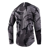 Troy Lee Designs Flowline Ls Cams Jersey Carbon