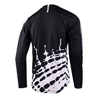 Maillot Troy Lee Designs Flowline Ls Big Spin Noir