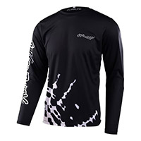 Troy Lee Designs Flowline Ls Big Spin Jersey Black