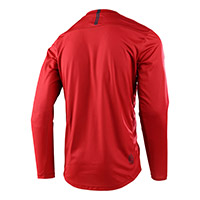 Maillot Vtt Troy Lee Designs Flowline Ls Rouge