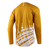 Troy Lee Designs Flowline Ls Big Spin Jersey Yellow