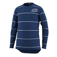 Maillot Troy Lee Designs Flowline Ls Revert Bleu