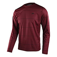 Troy Lee Designs Flowline Ls Revert Jersey Red