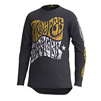 Maglia Troy Lee Designs Flowline Ls Tripper Jr Nero