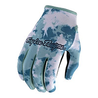 Guantes Troy Lee Designs Flowline Plot azul neblina