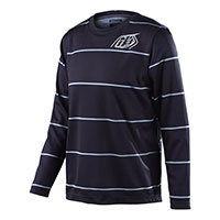 Troy Lee Designs Flowline Revert LS-Trikot schwarz