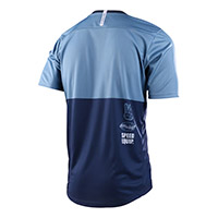 Troy Lee Designs Flowline Scripter Ss Jersey Blue - 2