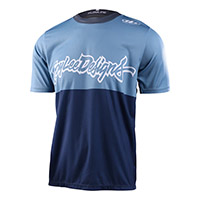 Maillot Troy Lee Designs Flowline Scripter SS gris