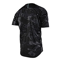 Maillot Troy Lee Designs Flowline SS Covert negro - 2