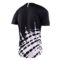 Troy Lee Designs Flowline Ss Big Spin Jersey Black - 2