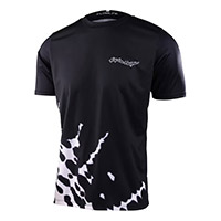 Troy Lee Designs Flowline Ss Big Spin Jersey Black