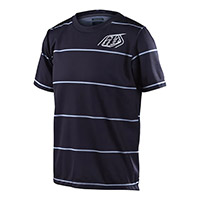 Troy Lee Designs Flowline SS JR Revert Trikot schwarz