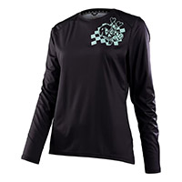 Maglia Troy Lee Designs Lilium Ls Micayla Gatto Nero