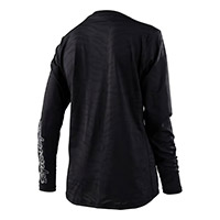 Troy Lee Designs Lilium Ls Tiger Jacquard Jersey Black Lady