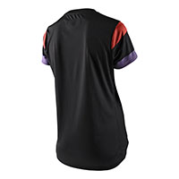 Troy Lee Designs Lilium Rugby Ss Lady Jersey Black