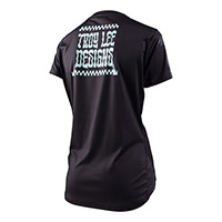 Camiseta Troy Lee Designs Lilium SS Micayla Gatto negro - 2