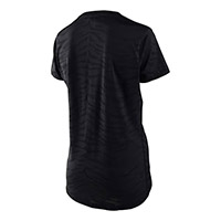 Maglia Troy Lee Designs Lilium Ss Tiger Jacquard Nero - img 2